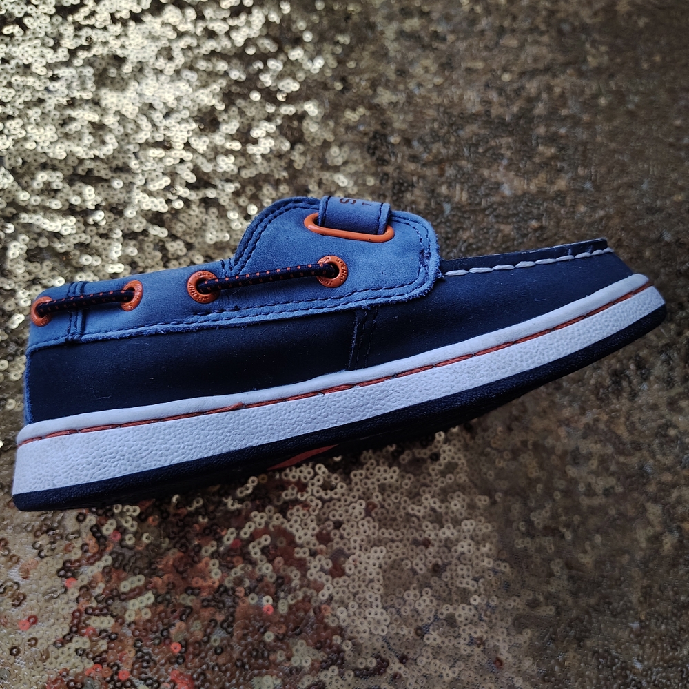 Sperry Kids Blue Boat Shoes Boys 9M - Picture 3 of 6